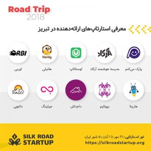 استارت‌آپ‌های ارائه دهنده Silk Road 2018 تبریز